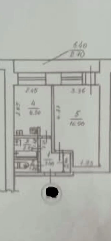 Продаю 1-кімнатну велику квартиру. Проспект Богоявленський, 36/17/9, 5