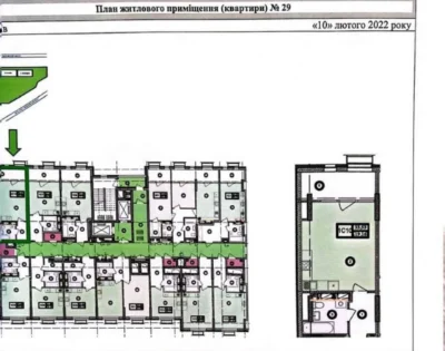 1-room apartment for sale 33 m², Mykoly Bazhana Avenue, 17
