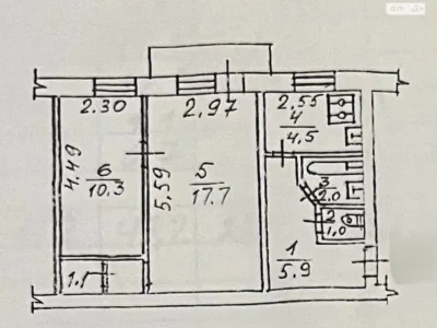 Apartment for Sale in Holosiiv