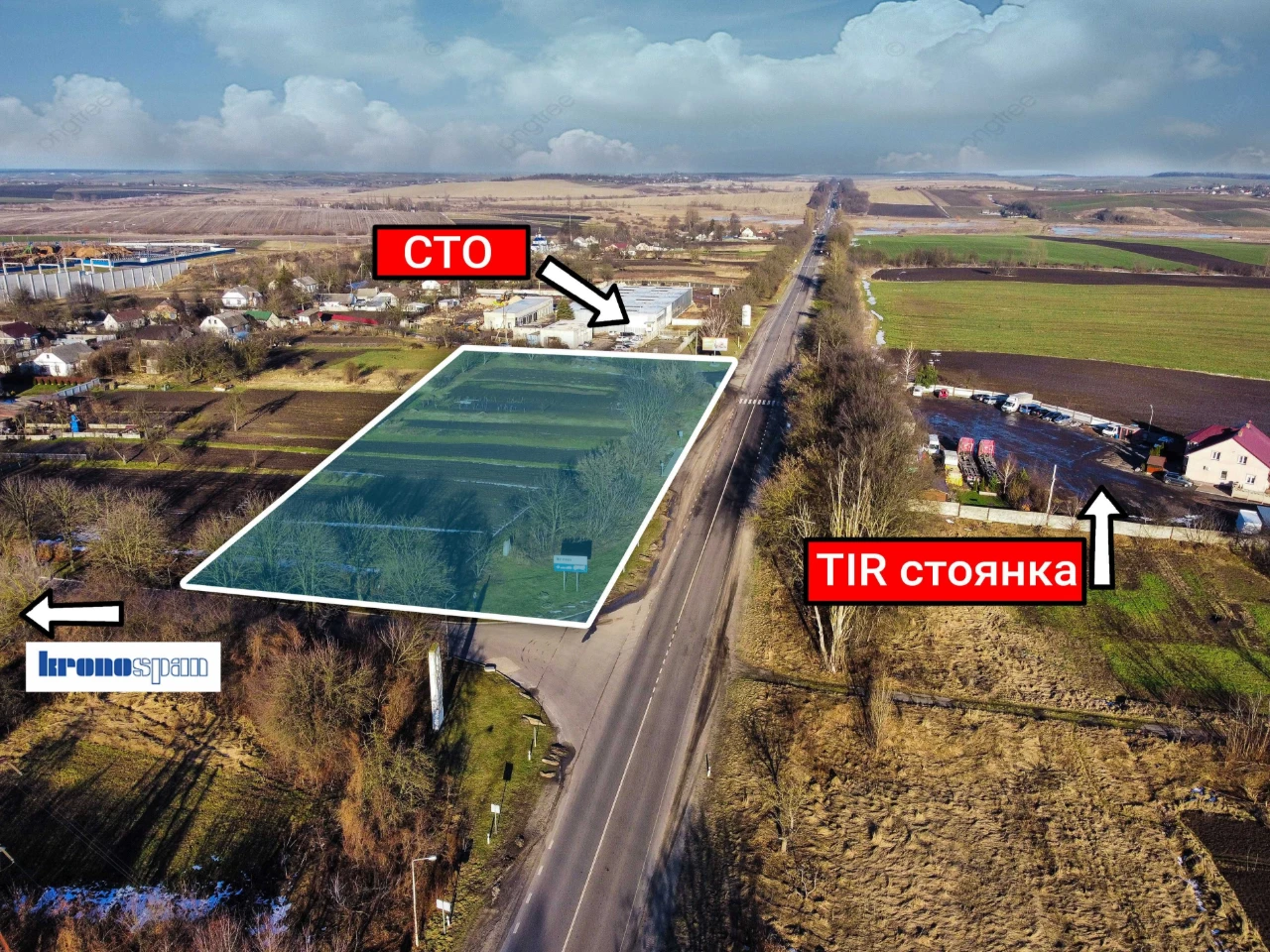 Коммерческая земельная участка 65 соток у районе