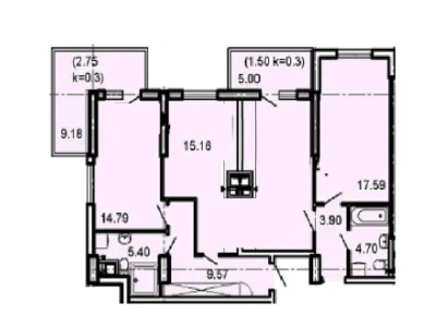 Apartment for Sale in Velykiy Fontan