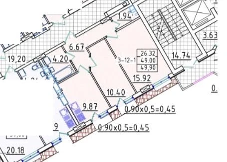 Two-bedroom apartment | Without intermediaries | 52 m² | New building