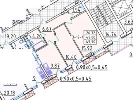 Two-bedroom apartment | Without intermediaries | 52 m² | New building