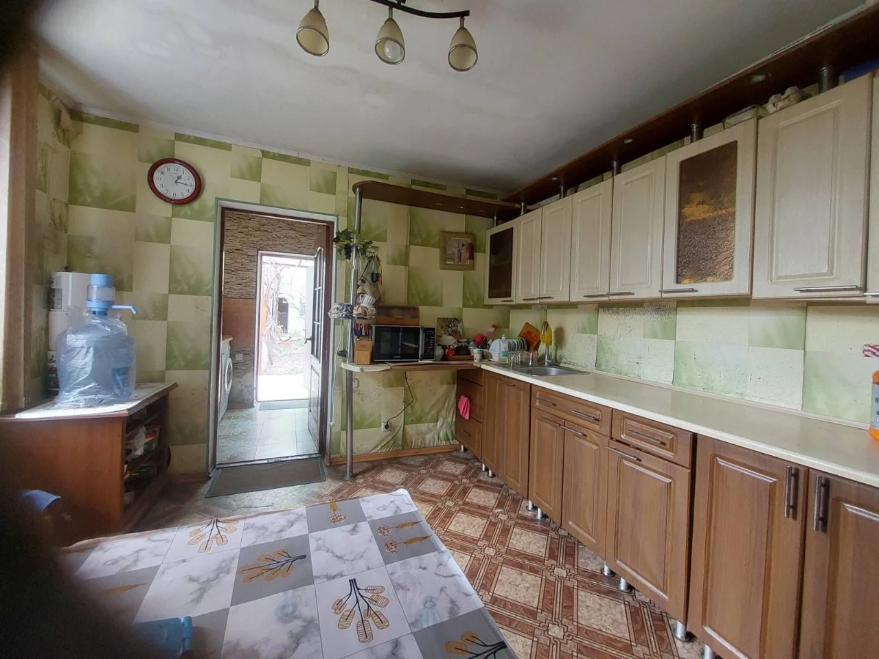 Two-story residential house with gas heating on a residential area of Kotov