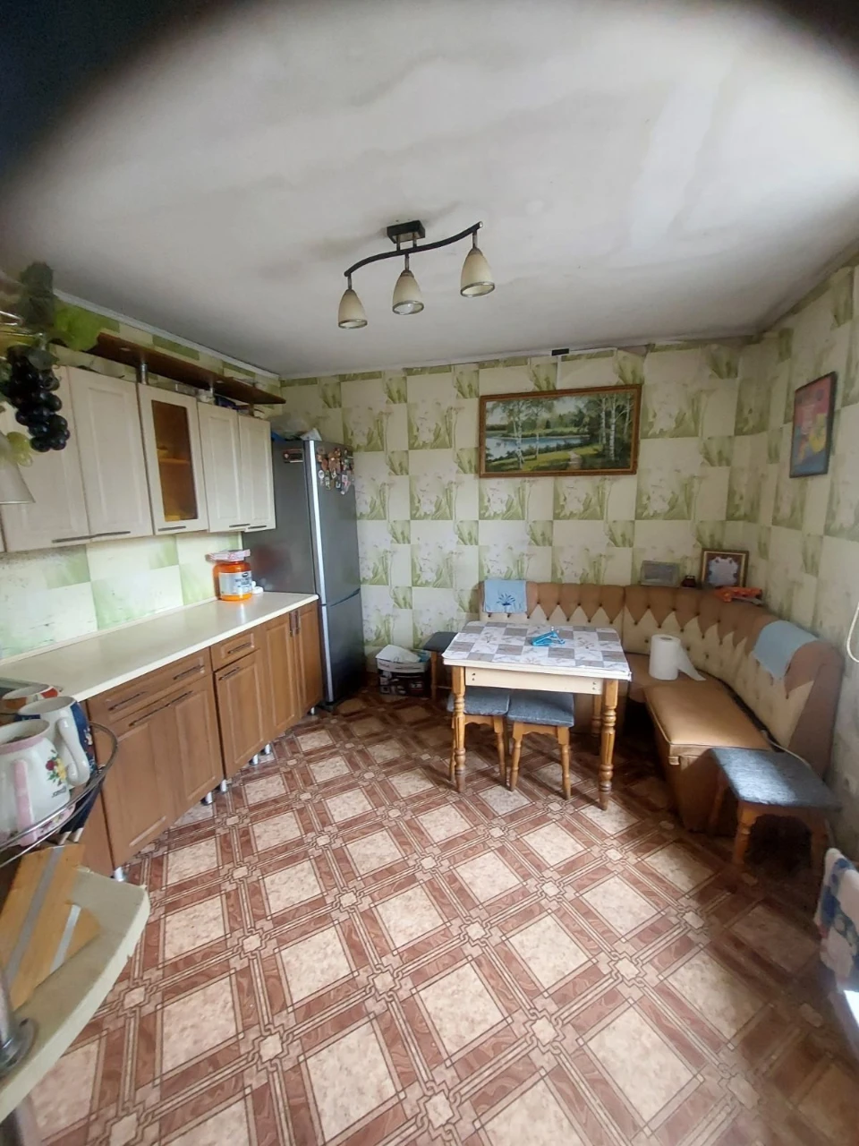 Two-story residential house with gas heating on a residential area of Kotov