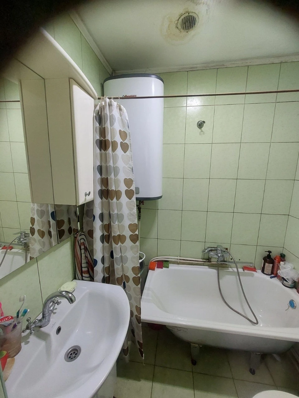 Two-story residential house with gas heating on a residential area of Kotov