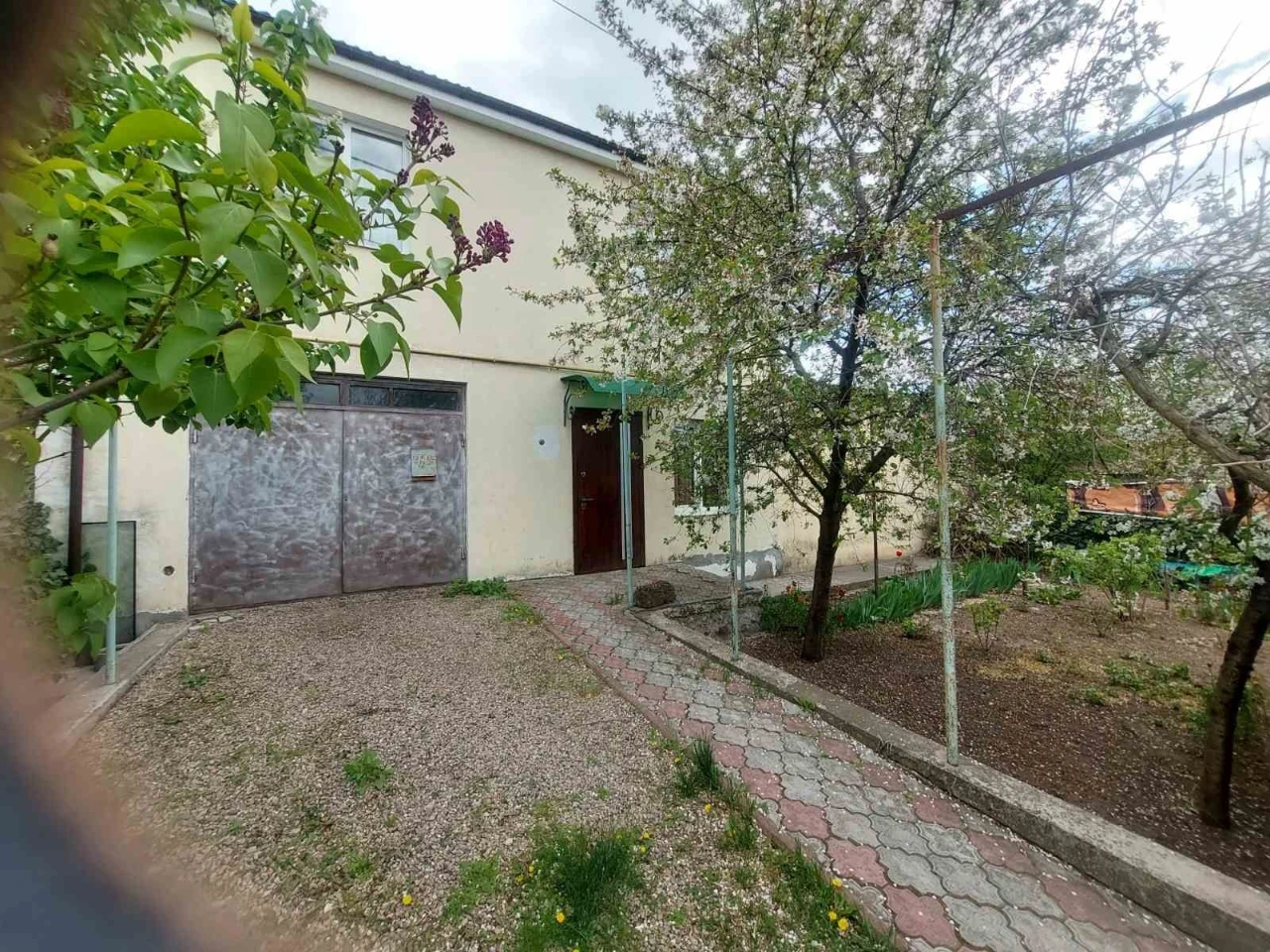 Two-story residential house with gas heating on a residential area of Kotov