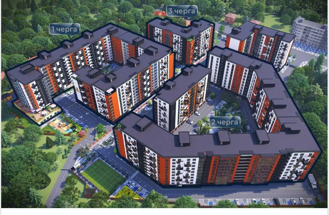 Two-room apartment for sale in the new residential complex Scandinavia.