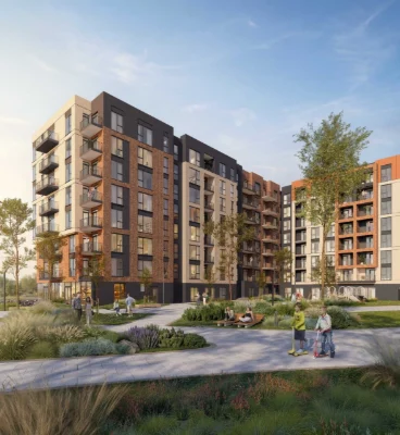 Sale of a 2-room apartment 70m² from the developer (shelter, installment)