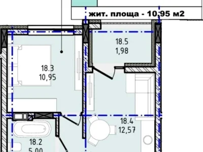 Apartment. Irshava, Naberezhna