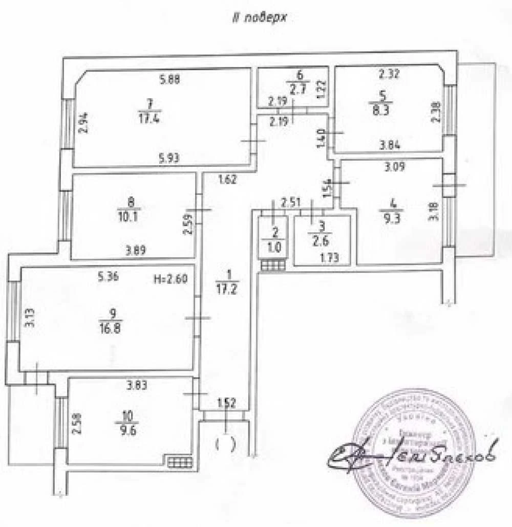 5-room apartment! Academician Glushko!