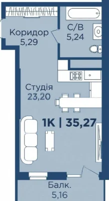 Продається 1-кімнатна квартира