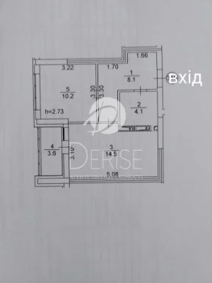 #16110, 2-комнатная квартира с ремонтом, рядом с метро, ЖК "Город цветов"