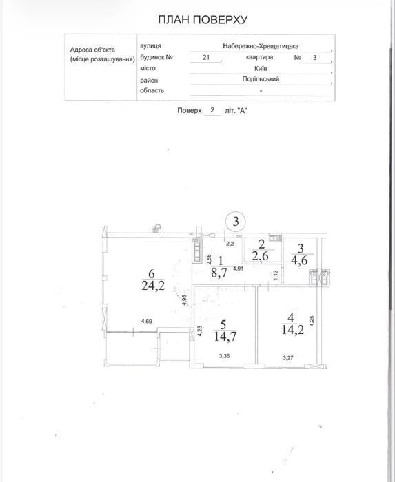 Residential complex "Illinsky" 75 m² 2nd floor View of the Dnipro