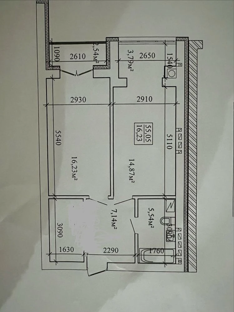Продаж! Квартира в зданому будинку!