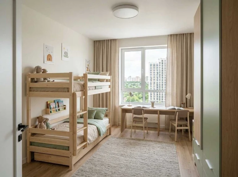 Three-bedroom apartment 70.7 sq m for a large family, installment payment