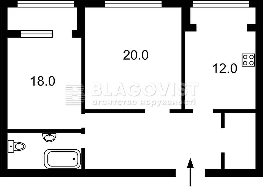 Продаж 2-кімнатної квартири Проспект Володимира Івасюка, 18Б
