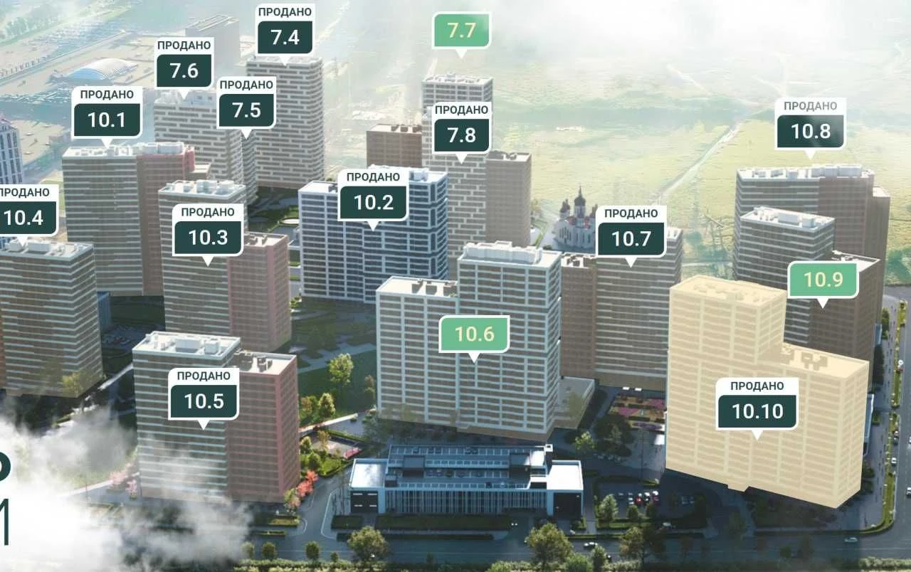 Продам 1-кімнатну квартиру в ЖК Варшавський 3 (Будинок 10.10