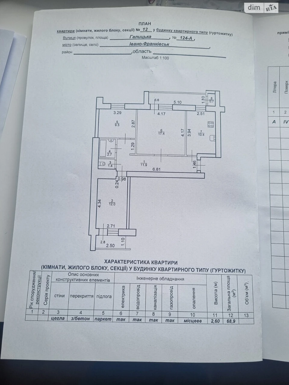 Apartment for Sale: Pasichna