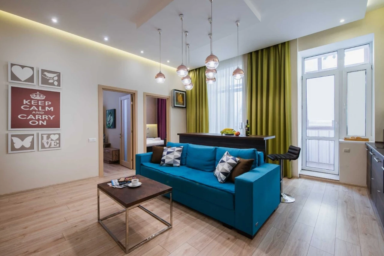 Designer 2-bedroom apartment, Михайлівська 22B, center of Kyiv