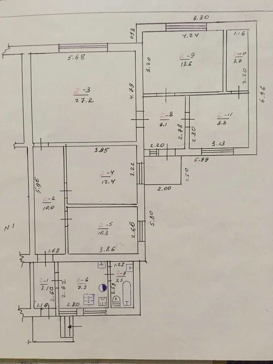 Apartment in a ground floor (half of a house) near the bus station