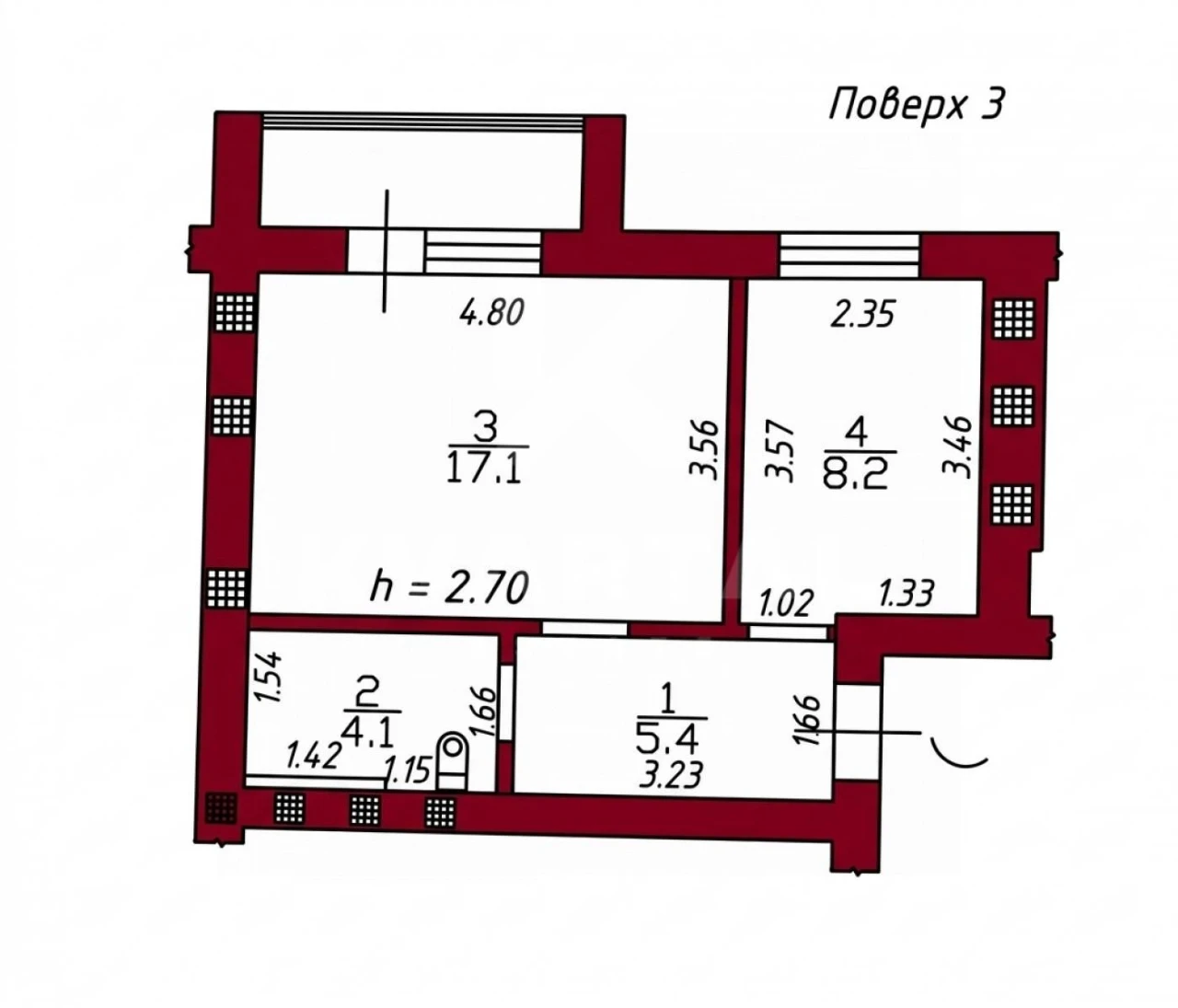 Central Park! Apartment with renovation. Irpin