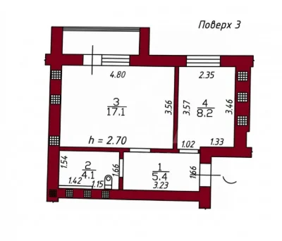 Central Park! Apartment with renovation. Irpin