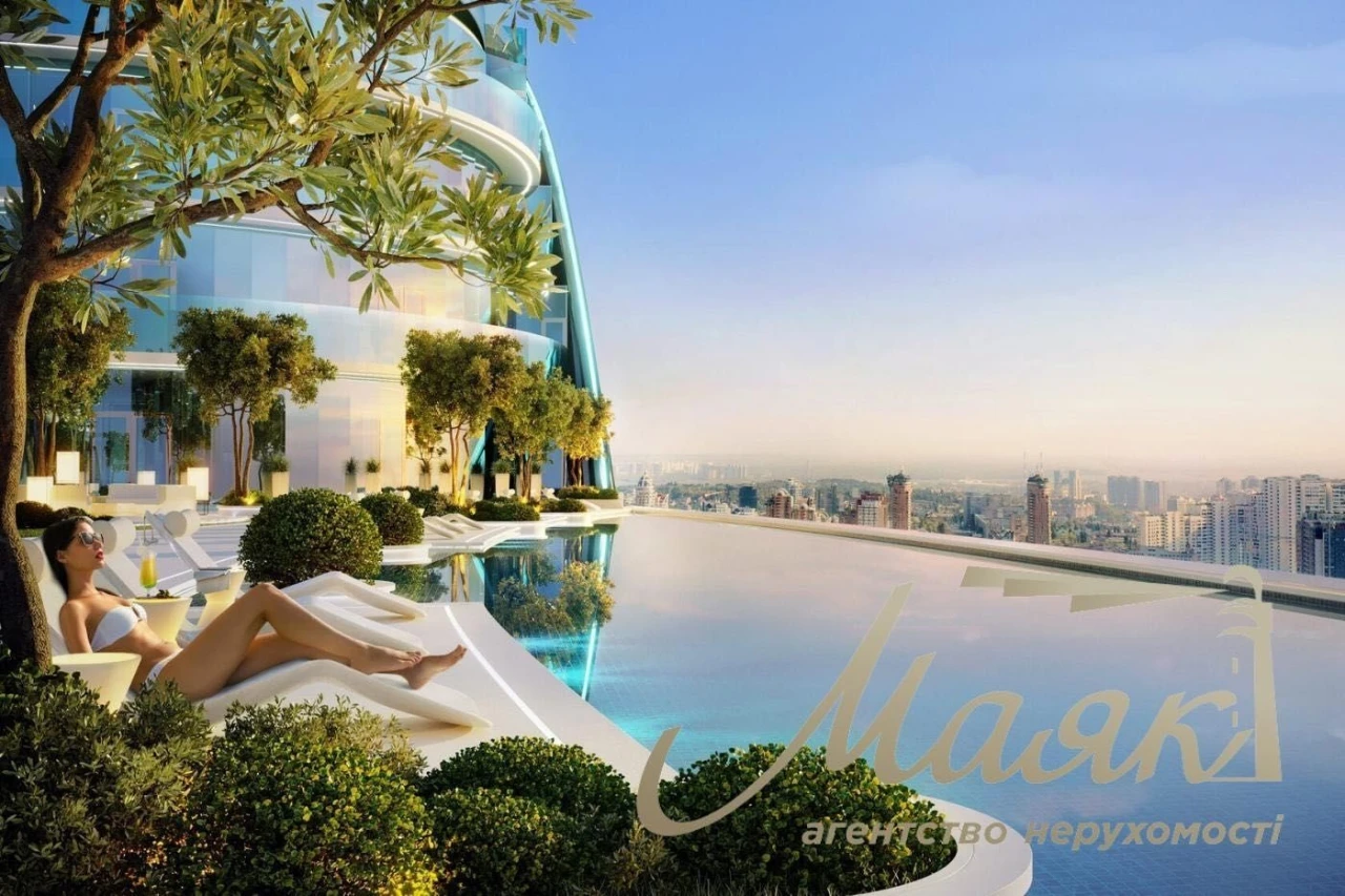 Sale of a 3-bedroom apartment in the NVER residential complex, Lesya Ukrainka Boulevard, Melnikova Street