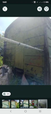 Garage shed 8.5 m width 3.5 m