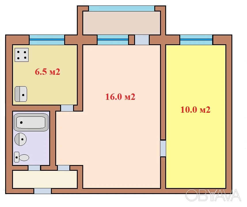 Sevastopol Square. Rent 2-room apartment at Svjatoslavska, 15