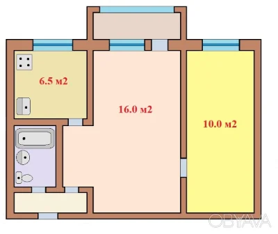 Sevastopol Square. Rent 2-room apartment at Svjatoslavska, 15