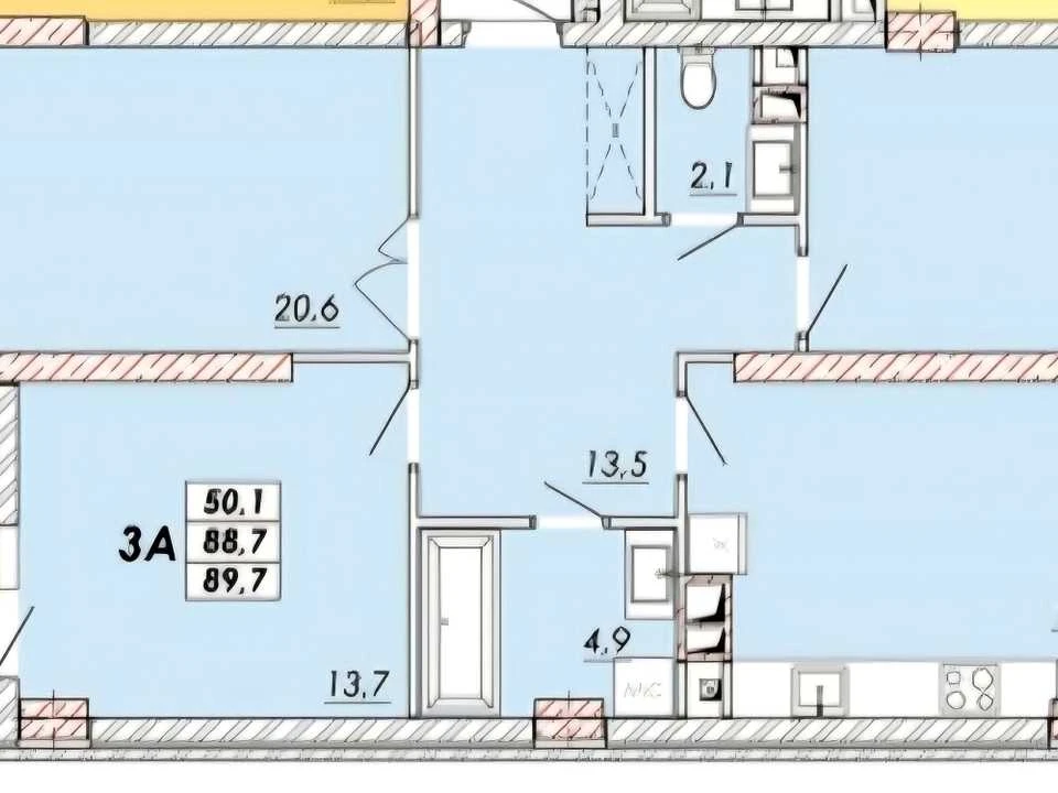 Apartment. Odesa, Ovidiopolskaya doroga st.