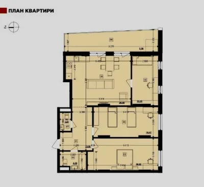 Sale of a 3-bedroom apartment in Lake View residential complex, Volodymyr Street