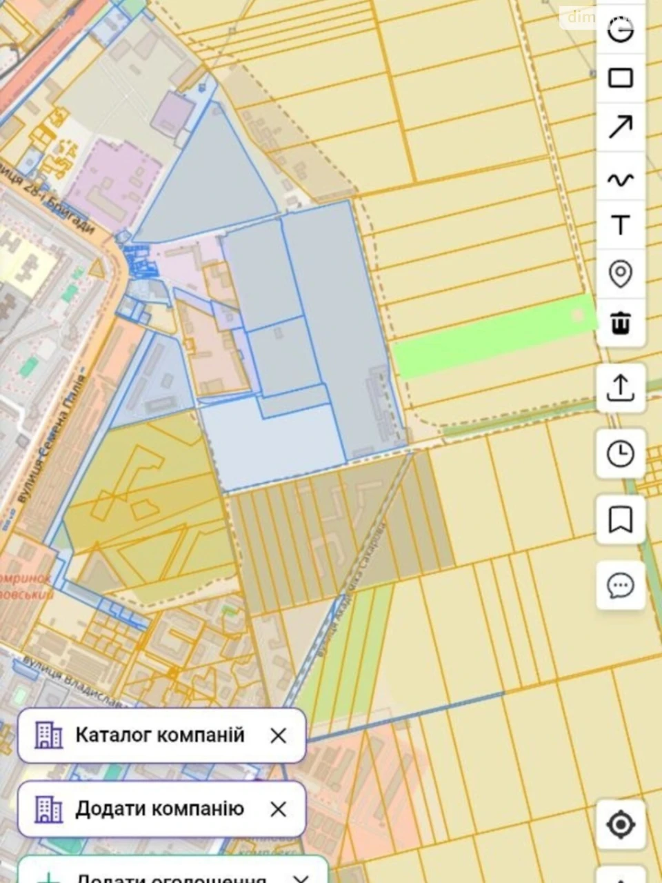 Продаж Земля сільськогосподарського призначення Містечко Кот