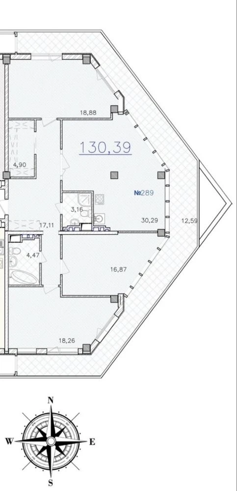 Sea view apartment on French Boulevard, 3