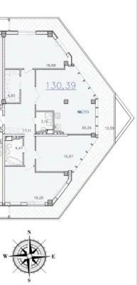 Sea view apartment on French Boulevard, 3