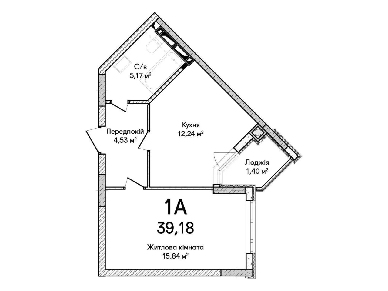 Apartment 40 sq m in Irpin: Building handed over, installment without commission