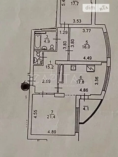 Sale of 3-room apartment 98 sq. m on Hryshka Mykhayla St. 9 • ID 34
