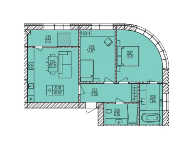 Apartment for Sale - Ozerna
