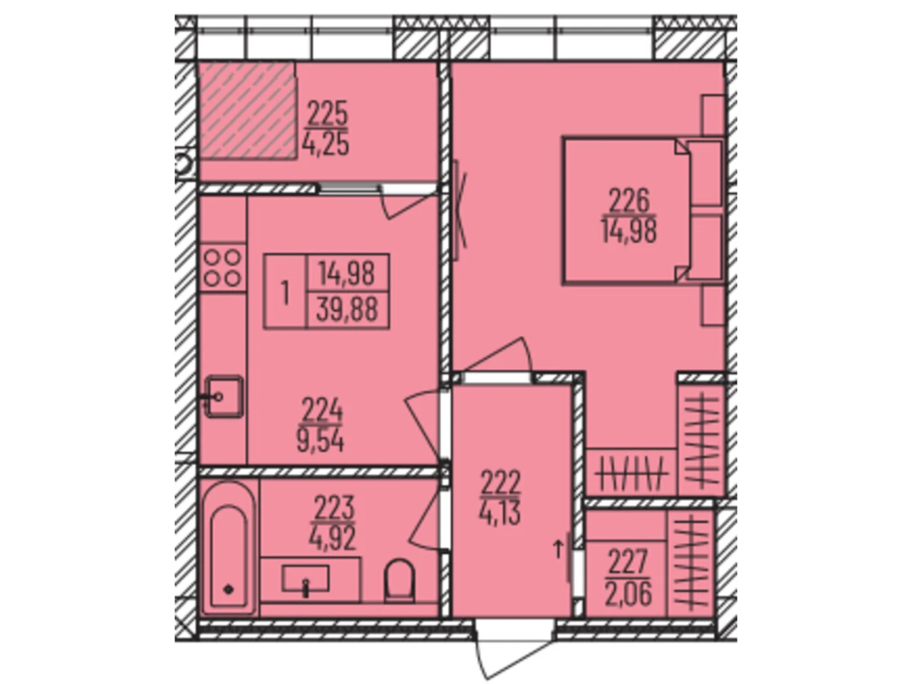 Apartment for Sale - Ozerna