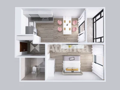 Продаж 1-кімнатної квартири в ЖК "Новий Форт".