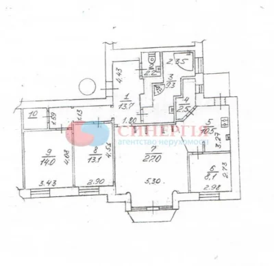 Rent 4-bedroom apartment 105 sq m, Ivan Mazepu st, 3B