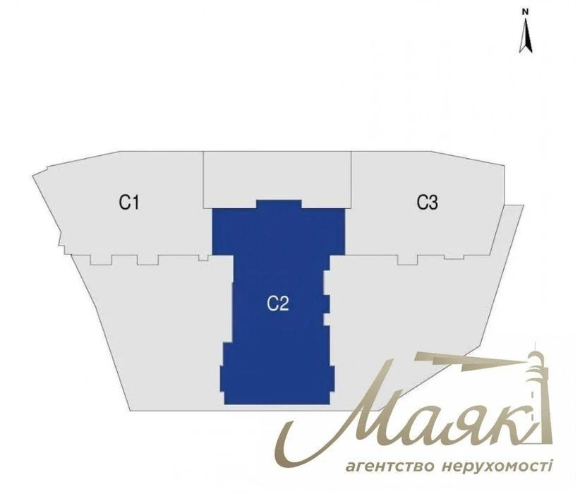 WITHOUT% 1-room apartment for sale in Maxima Residence residential complex | Pechersk