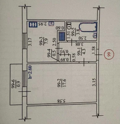 Продаж/ 1 кімнатна/ 1 Занасип