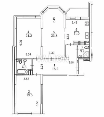 Продаж 3-кімнатної квартири 104м2. Білицька, 20, Подільський