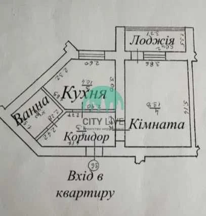 Sale of a spacious one-bedroom apartment (B)