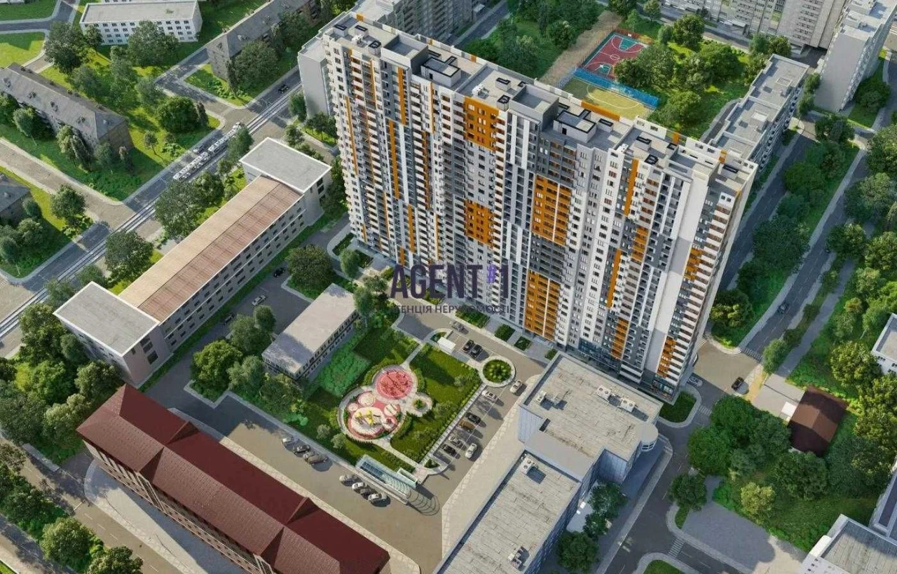 ЖК Дніпровська Мрія, 62.2 кв.м, вул. Сосюри Володимира, Соцм