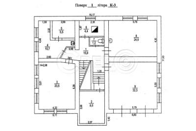 Продаж триповерхового будинку в центрі Кривого Рогу — 95 ква