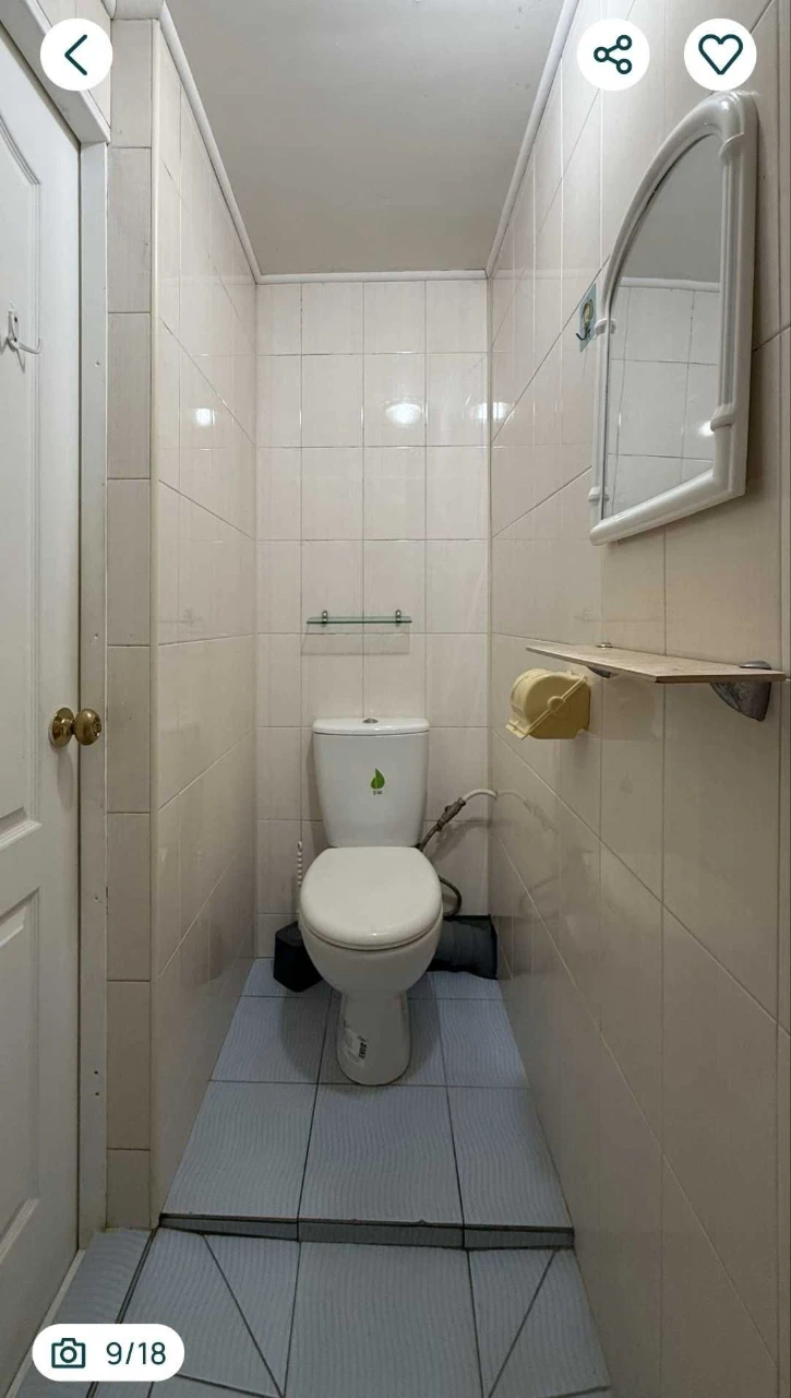 1 bedroom apartment, large area. Center.