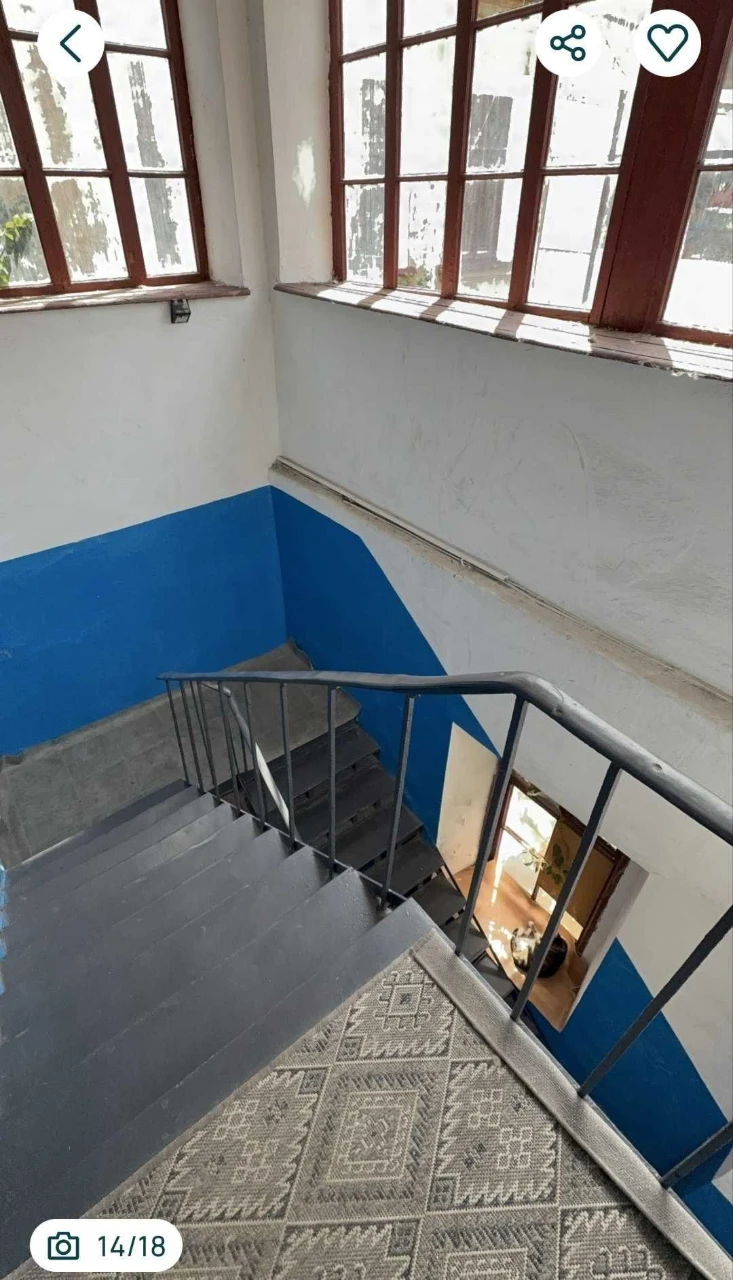 1 bedroom apartment, large area. Center.